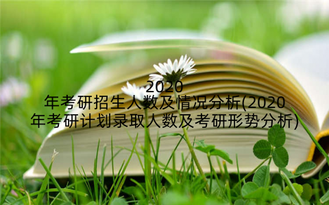 2020年考研招生人数及情况分析(2020年考研计划录取人数及考研形势分析)