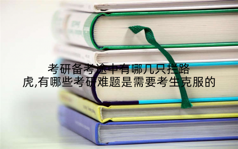 考研备考途中有哪几只拦路虎,有哪些考研难题是需要考生克服的