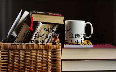 相较之下考研、考公和考编应该怎么选(给即将毕业的大四考生一些未来人生规划建议)