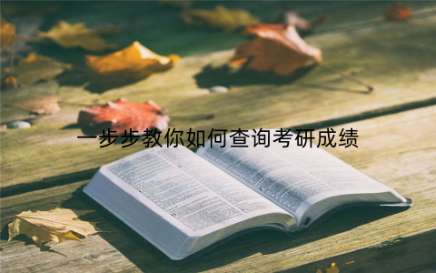 一步步教你如何查询考研成绩