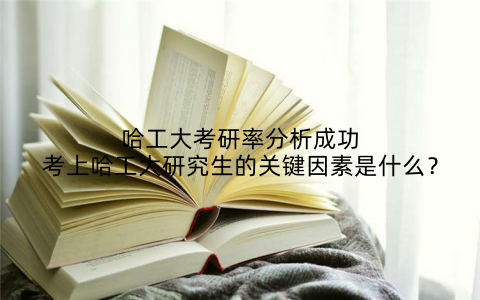 哈工大考研率分析成功考上哈工大研究生的关键因素是什么?