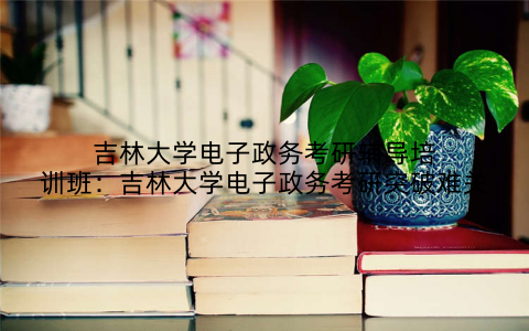 吉林大学电子政务考研辅导培训班：吉林大学电子政务考研突破难关