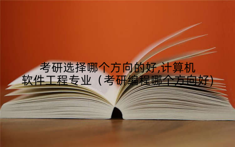 考研选择哪个方向的好,计算机软件工程专业(考研编程哪个方向好)