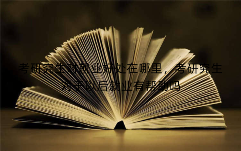 考研究生对就业好处在哪里,考研究生对于以后就业有帮助吗