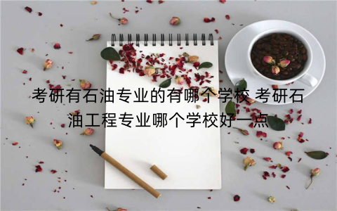 考研有石油专业的有哪个学校 考研石油工程专业哪个学校好一点