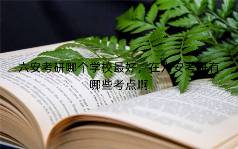 六安考研哪个学校最好，在六安考研有哪些考点啊