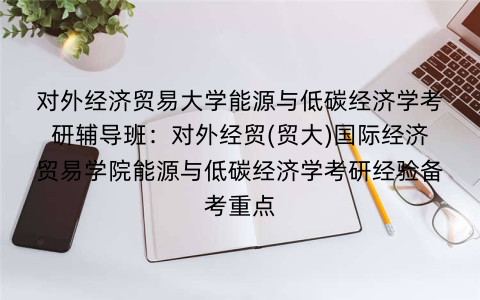 对外经济贸易大学能源与低碳经济学考研辅导班:对外经贸(贸大)国际经济贸易学院能源与低碳经济学考研经验备考重点